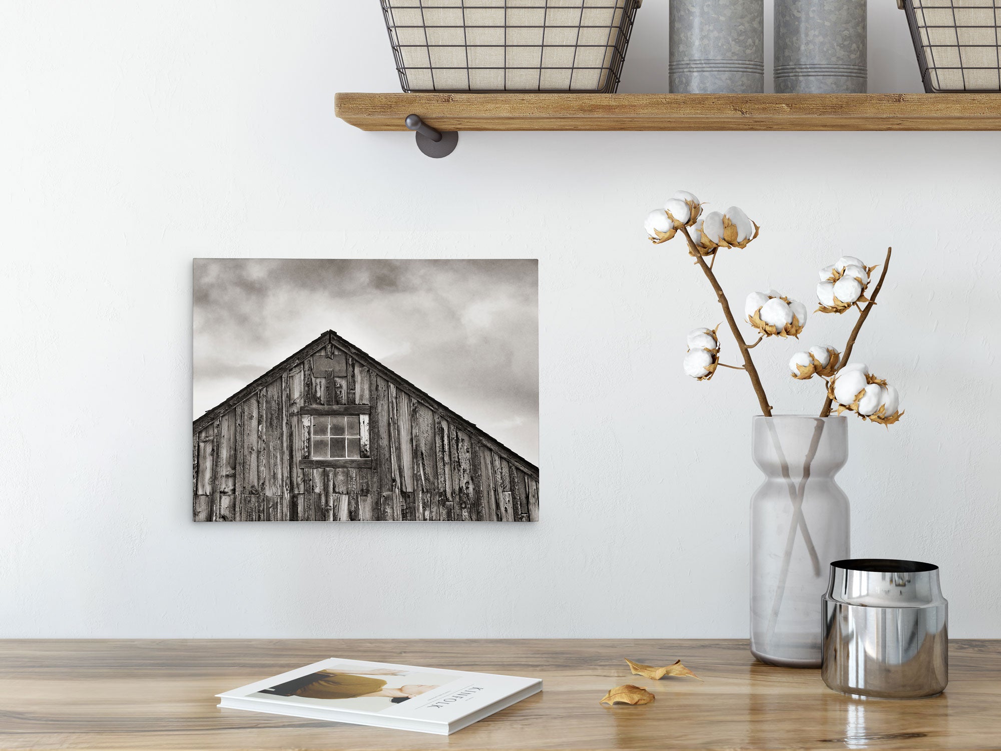 8x10 Rustic Canvas Print (Choose from 10+ Designs)