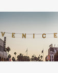 Venice Beach Sign Wall Art, 'Venice Sunset'