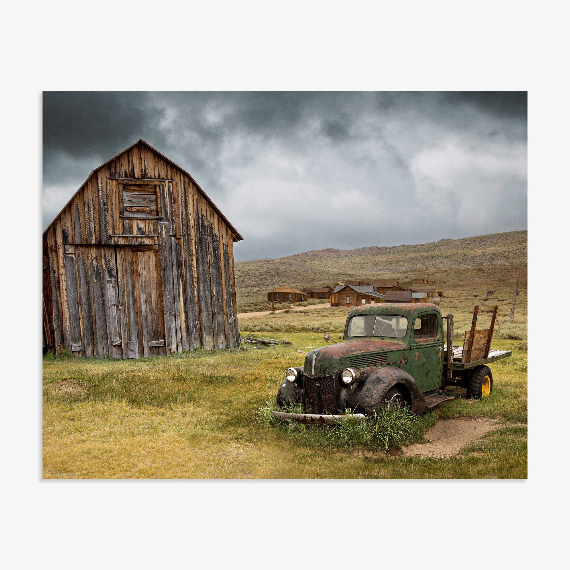 Rustic Farmhouse Print, &#39;Old Car at Bodie&#39;