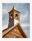 Rustic Farmnouse Wall Art, 'Old Church Tower'