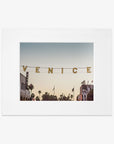 Venice Beach Sign Wall Art, 'Venice Sunset'