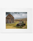 Rustic Farmhouse Print, 'Old Car at Bodie'