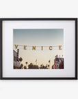 Venice Beach Sign Wall Art, 'Venice Sunset'