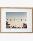 Venice Beach Sign Wall Art, 'Venice Sunset'