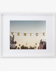 Venice Beach Sign Wall Art, 'Venice Sunset'