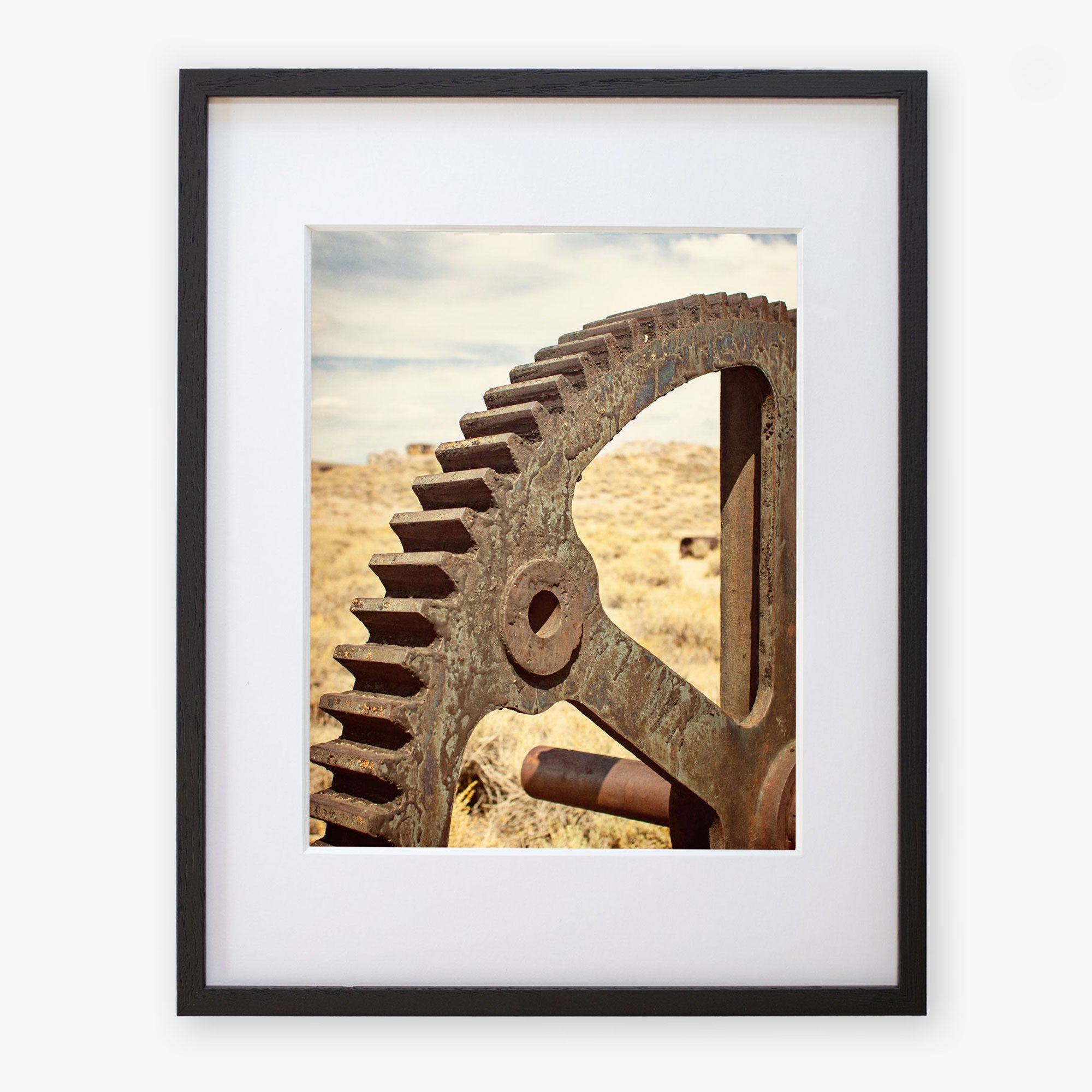 Rustic Industrial Wall Art, &#39;Giant Rusty Cog&#39;