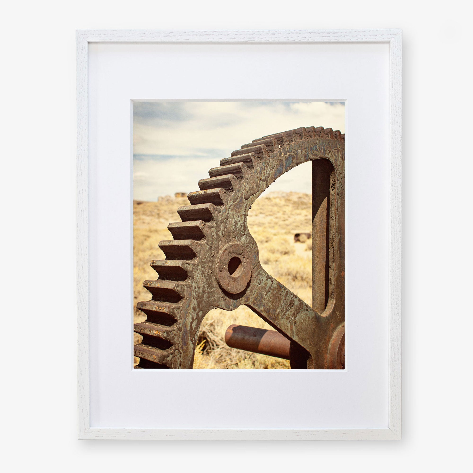 Rustic Industrial Wall Art, &#39;Giant Rusty Cog&#39;