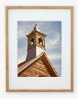 Rustic Farmnouse Wall Art, 'Old Church Tower'