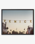 Venice Beach Sign Wall Art, 'Venice Sunset'