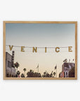 Venice Beach Sign Wall Art, 'Venice Sunset'