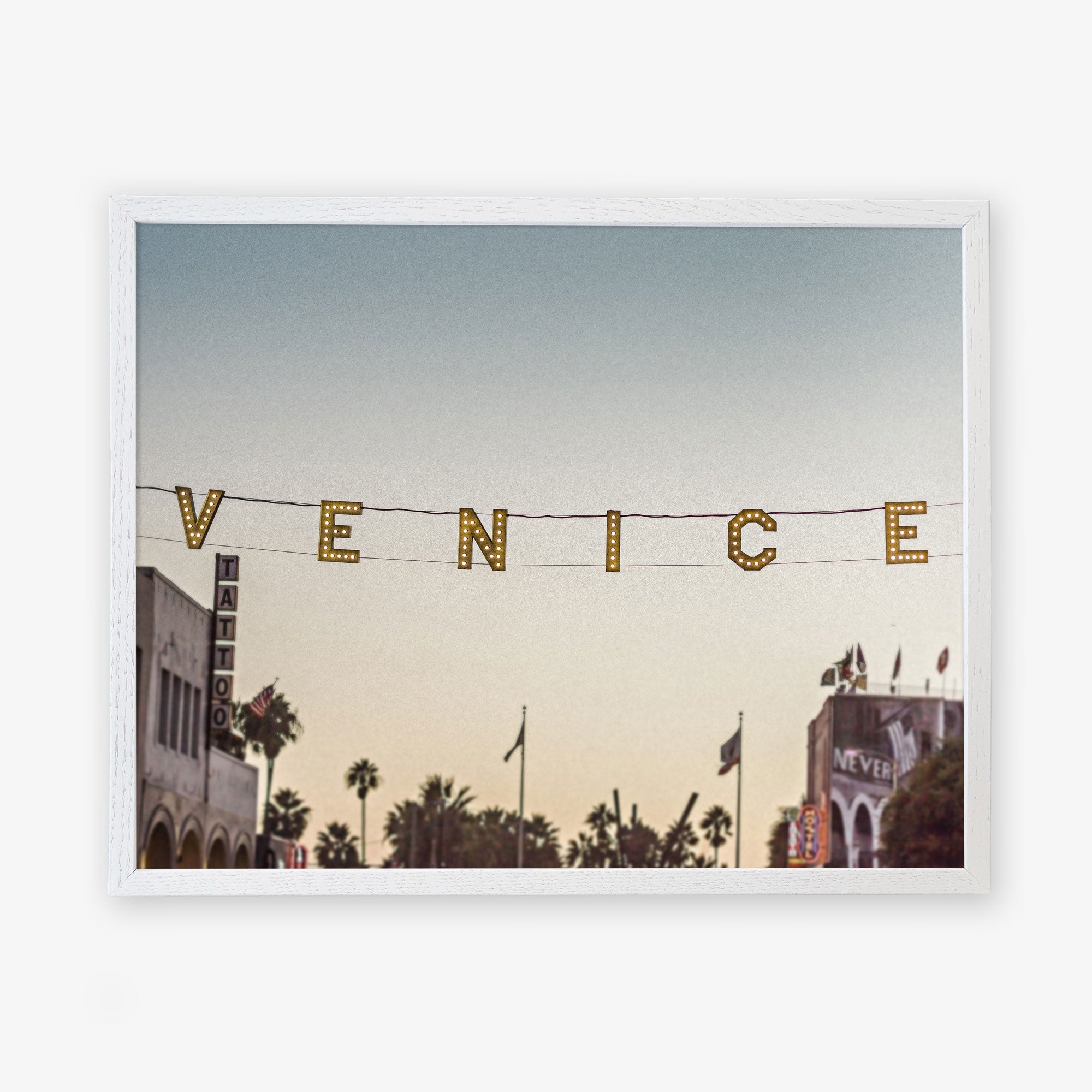 Venice Beach Sign Wall Art, &#39;Venice Sunset&#39;