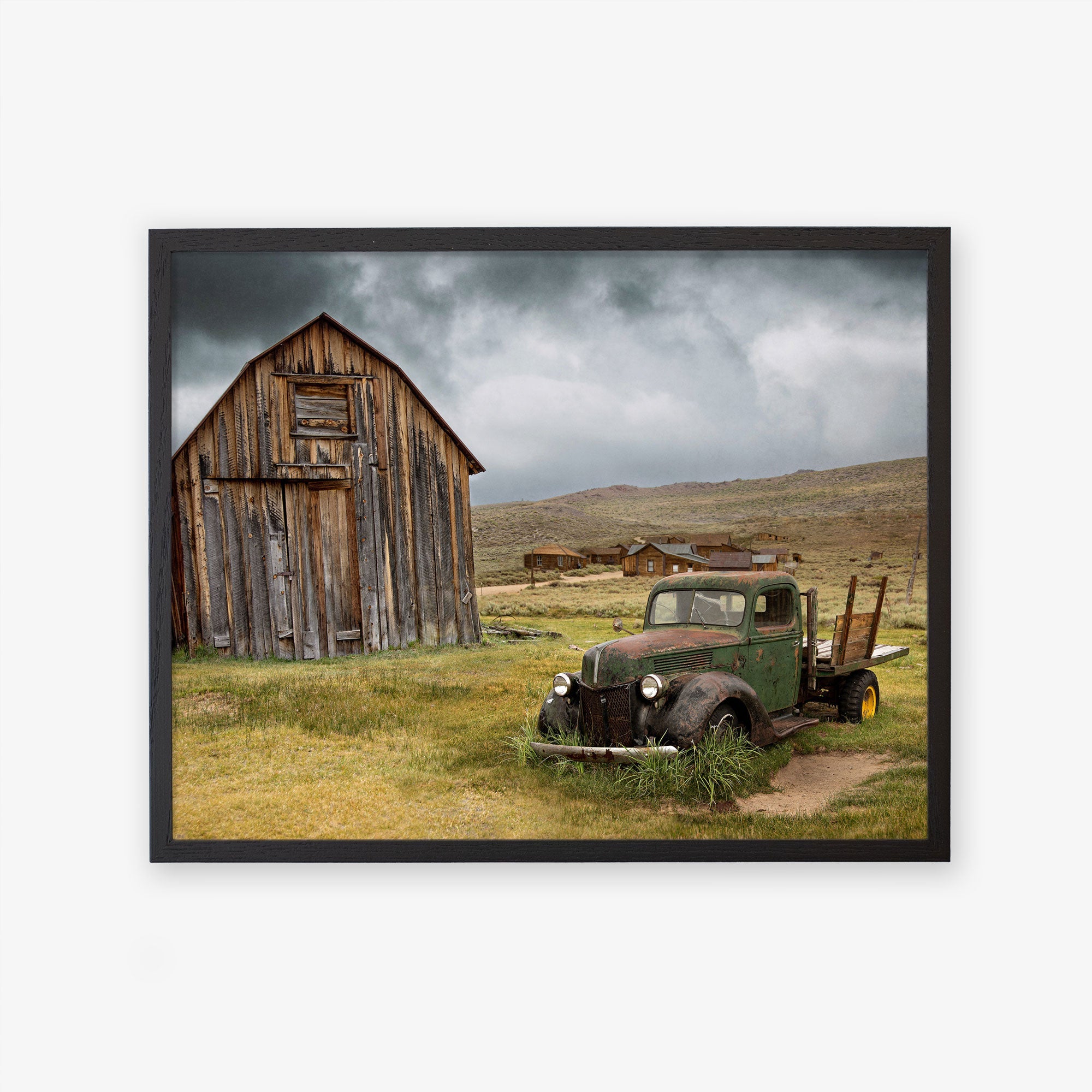 Rustic Farmhouse Print, &#39;Old Car at Bodie&#39;