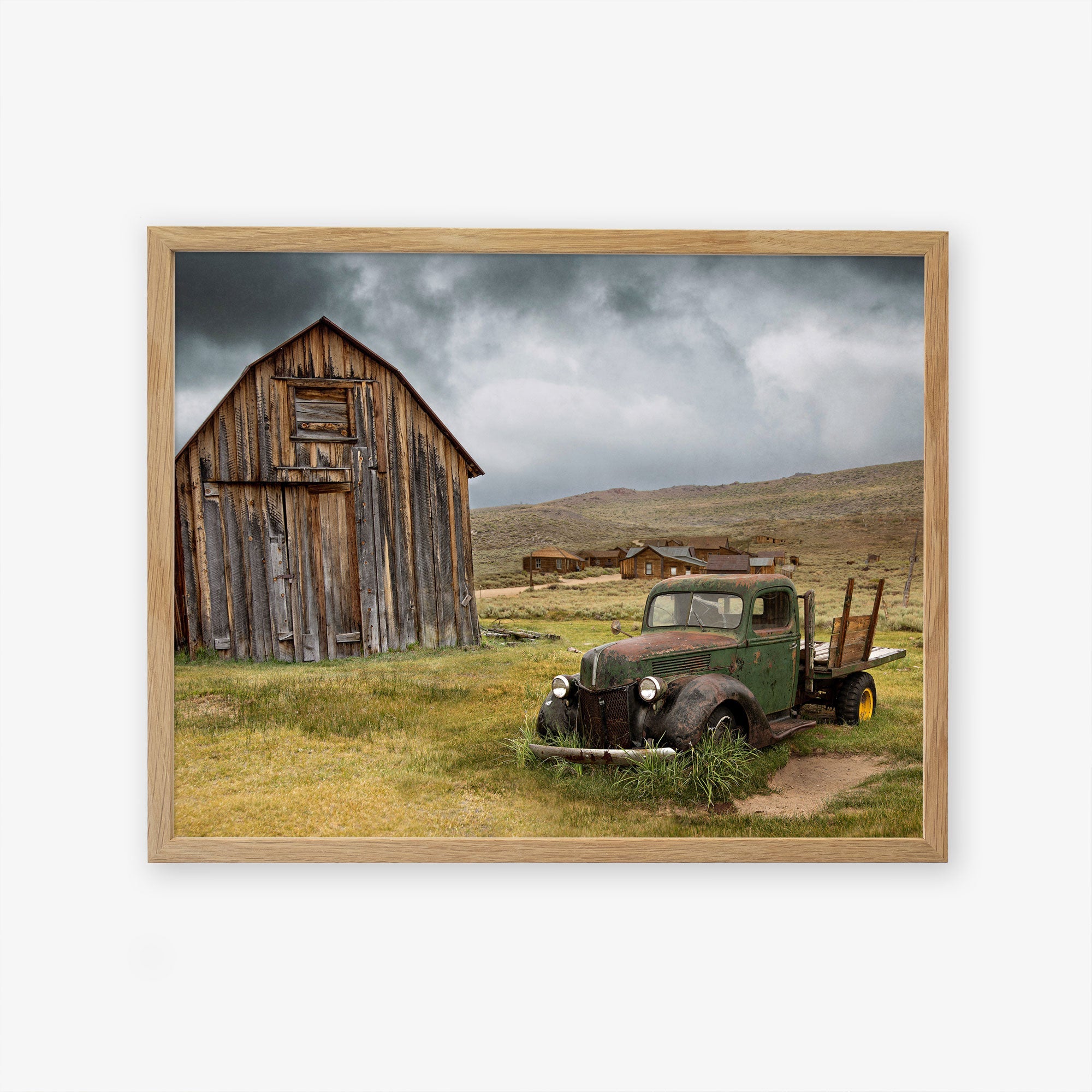 Rustic Farmhouse Print, &#39;Old Car at Bodie&#39;