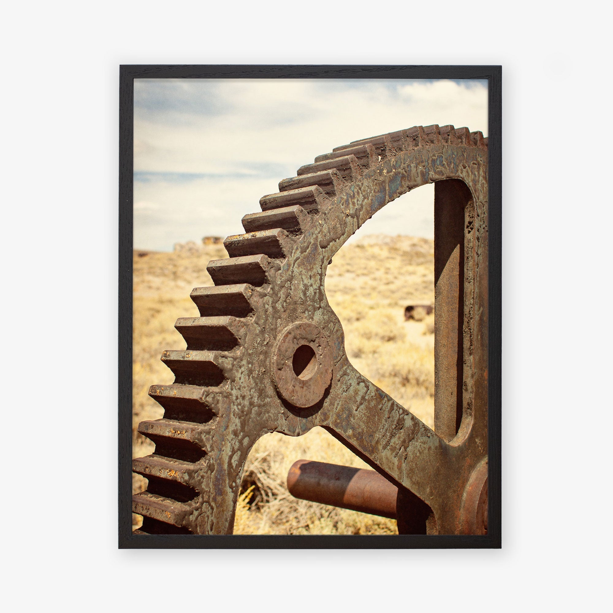 Rustic Industrial Wall Art, &#39;Giant Rusty Cog&#39;