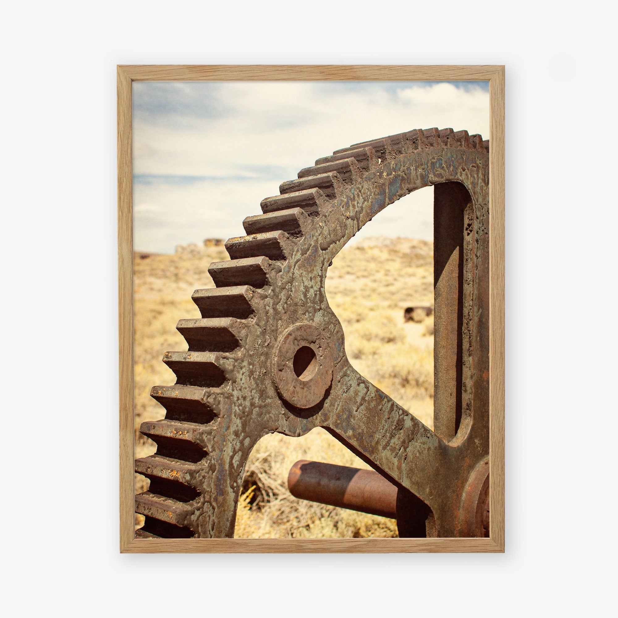 Rustic Industrial Wall Art, &#39;Giant Rusty Cog&#39;