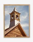 Rustic Farmnouse Wall Art, 'Old Church Tower'